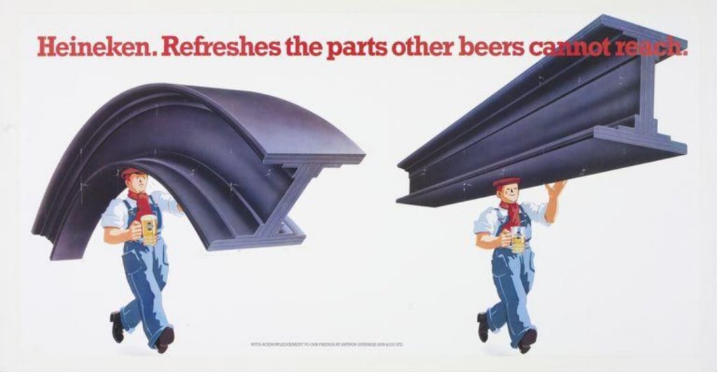 “Heineken Refreshes the Parts Other Beers Cannot Reach” (1970s), Heineken